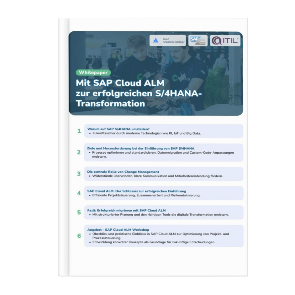 Cloud ALM - S/4HANA